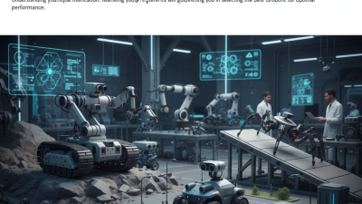 How to Choose the Best Ground Robots for Your Needs?