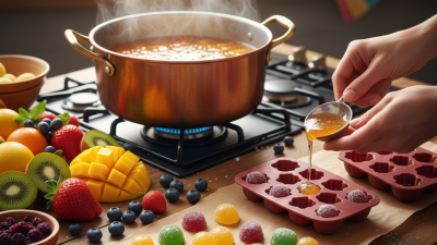 Bagaimana untuk membuat gula-gula buah yang lazat di rumah?