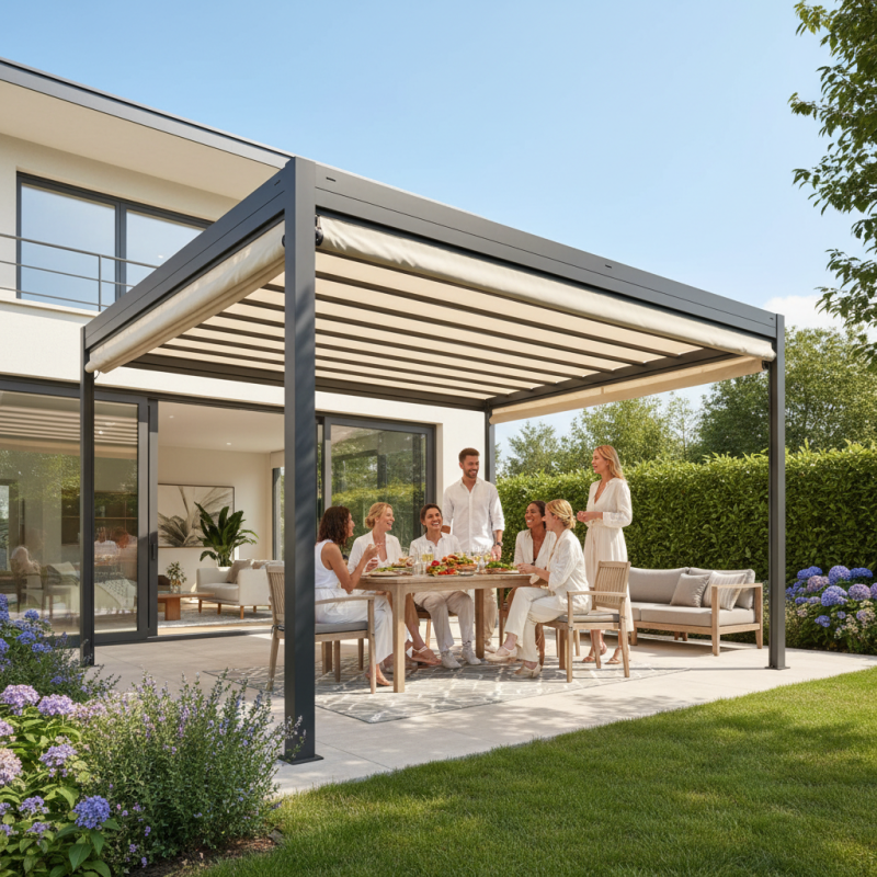 What is a Retracting Roof Pergola and How Does It Work?