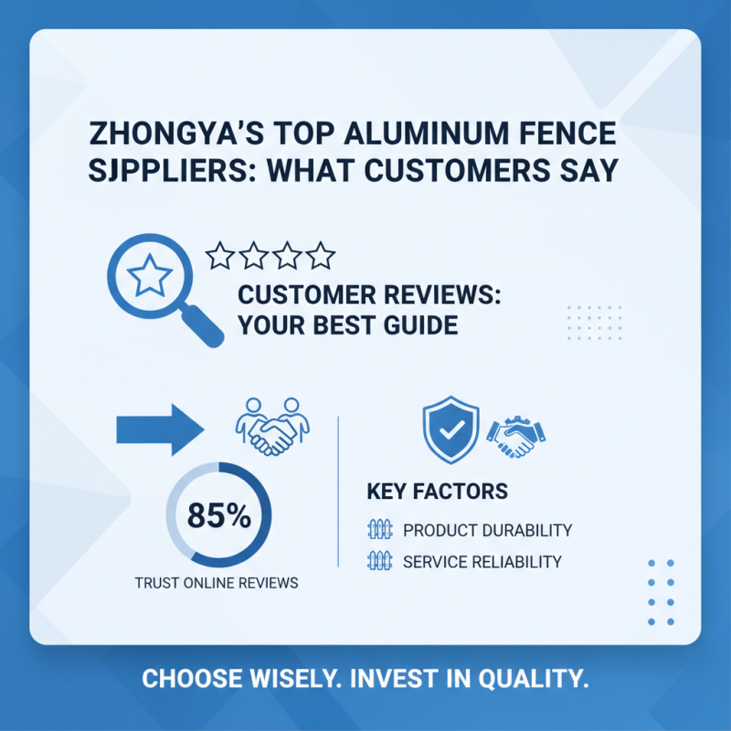 How to Choose the Best High-Quality ZHONGYA Aluminium Fence Supplier?