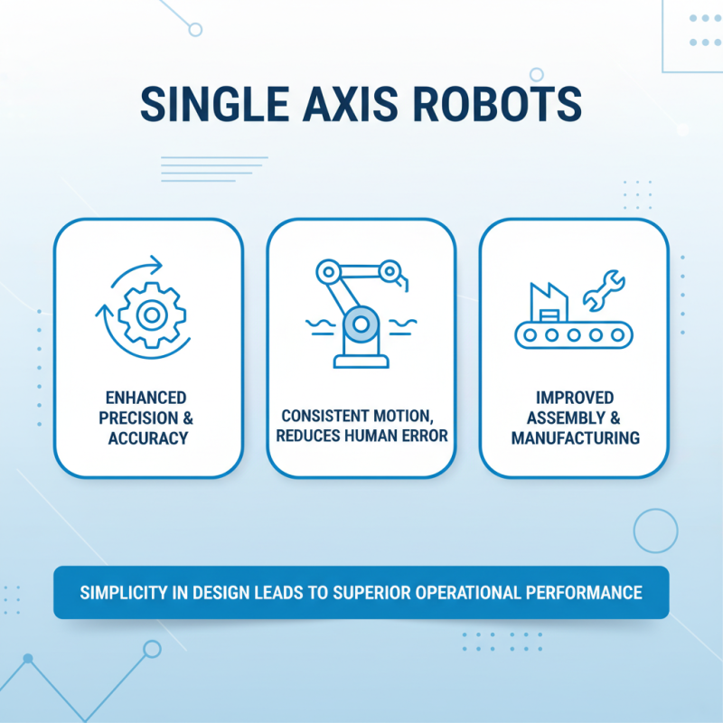 Top 10 Benefits of Single Axis Robots in Automation?
