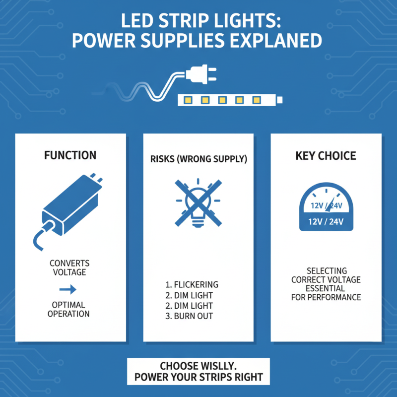 Why Is a Power Supply Essential for LED Strip Lights?