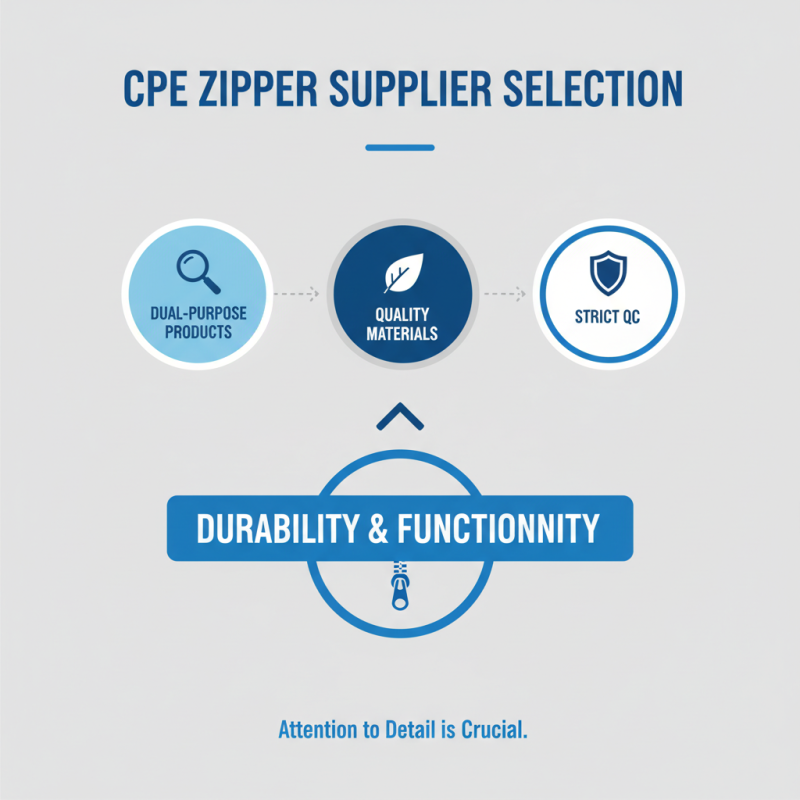 What is Wholesale High-Quality CPE Dual-Purpose Zipper Products?