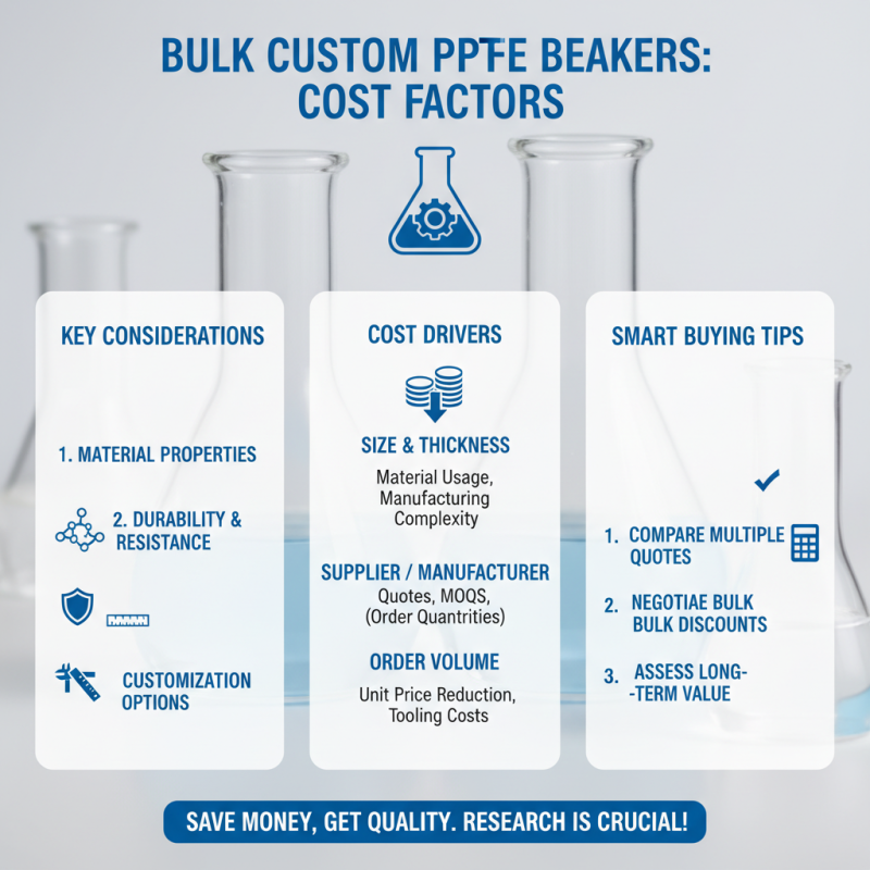 How to Choose Wholesale Custom PTFE Beakers for Your Laboratory Needs?