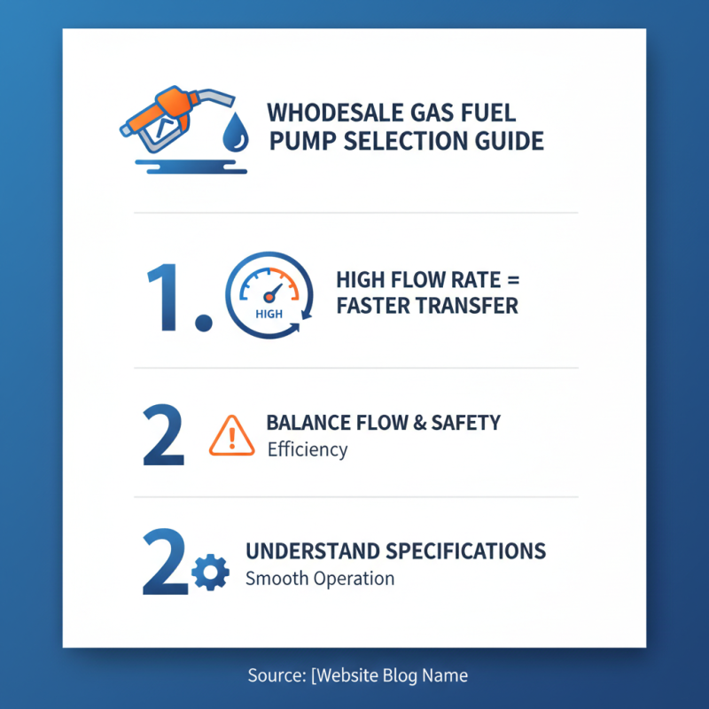 2026 How to Choose the Best Gas Fuel Transfer Pump for Wholesale Use?