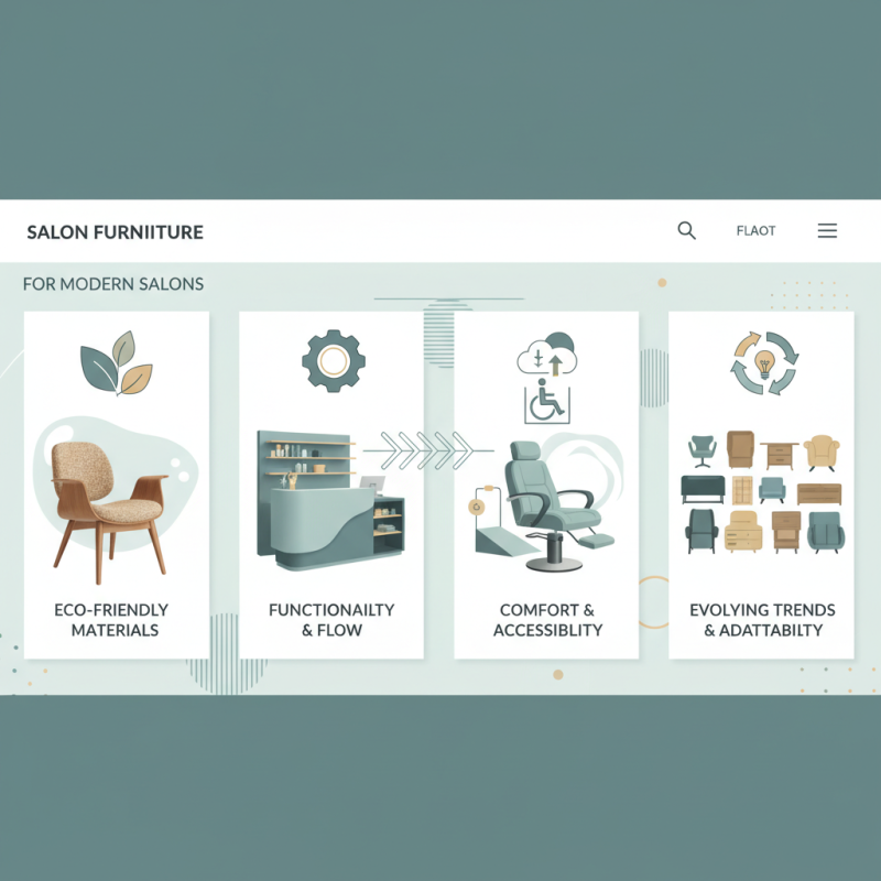 What is Salon Furniture Design Trends for Modern Salons?