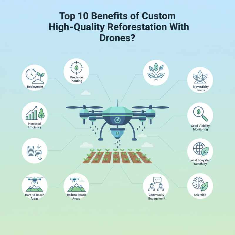 Top 10 Benefits of Custom High Quality Reforestation With Drones?