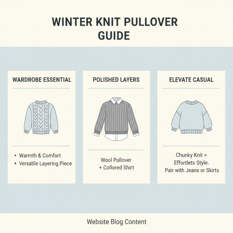 Why Choose a Knit Pullover Sweater for Women in Winter?