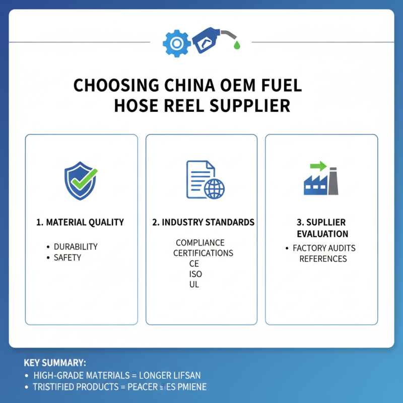 How to Choose an OEM China Fuel Hose Reel Supplier for Your Needs?