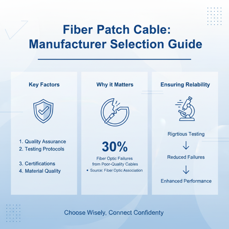 2026 How to Choose High Quality Custom Single Mode Fiber Patch Cable Manufacturers?
