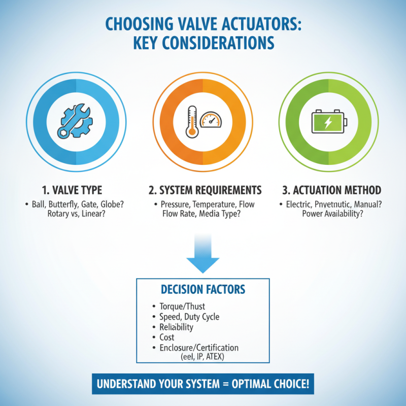 How to Choose the Right Valves Actuators for Your System?