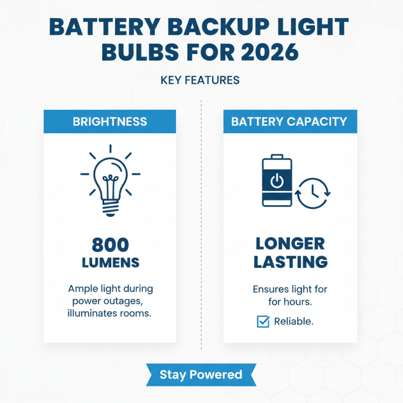2026 Top Battery Backup Light Bulb What You Need to Know?