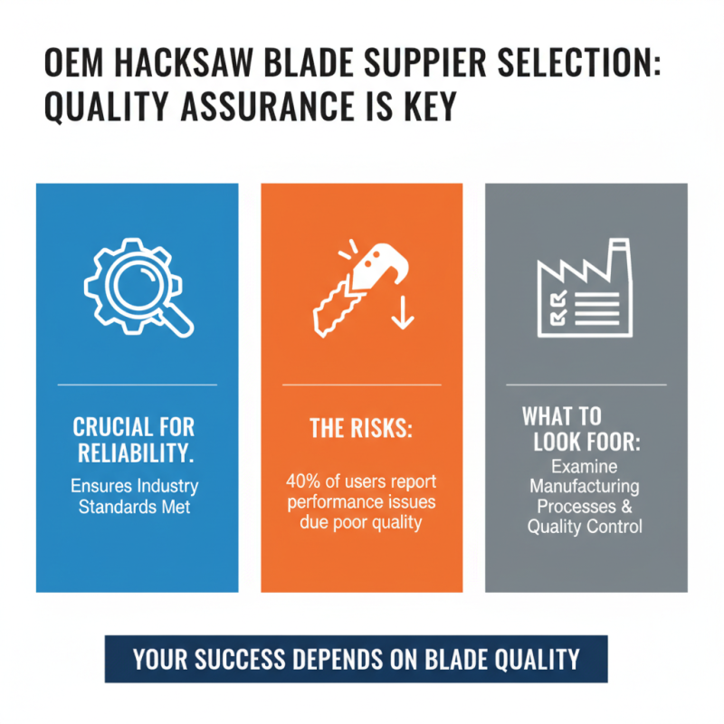 Why Choosing Custom OEM Hacksaw Blades Suppliers Matters for Your Projects?