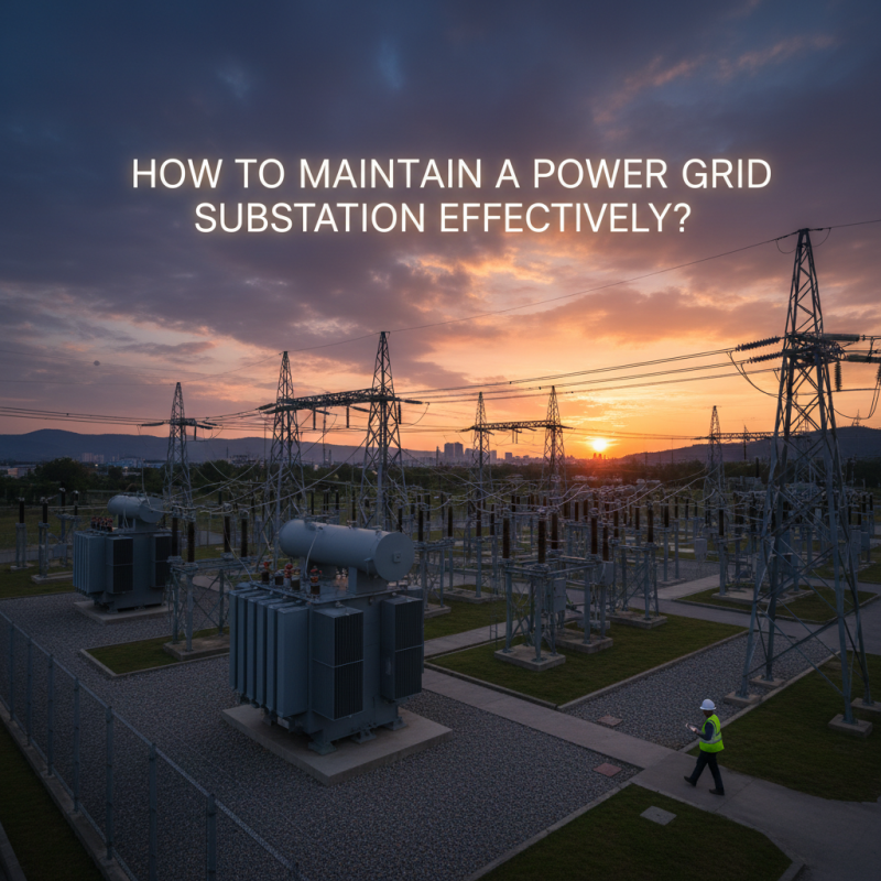 How to Maintain a Power Grid Substation Effectively?