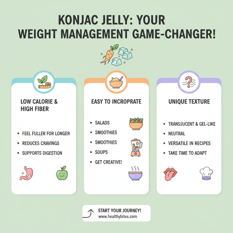 How to Use Konjac Jelly for Effective Weight Loss?
