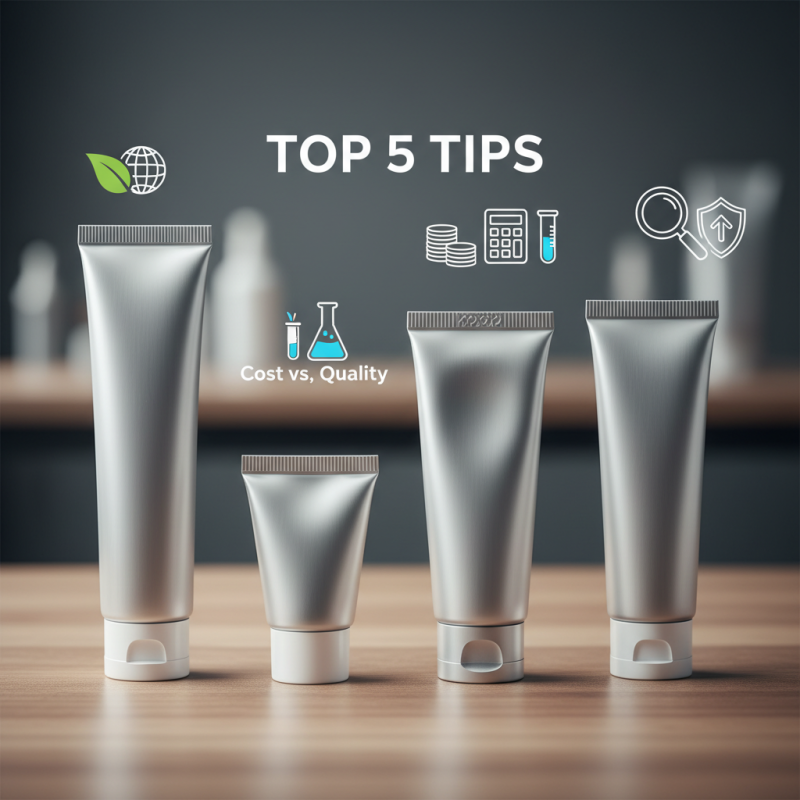 Top 5 Tips for Choosing the Best Aluminum Squeeze Tube?