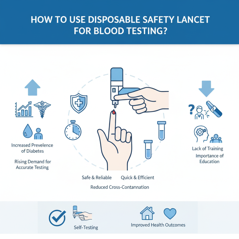 How to Use a Disposable Safety Lancet for Blood Testing?