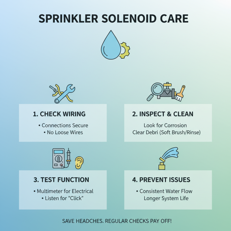 Understanding Sprinkler Head Solenoid Tips for Maintenance?