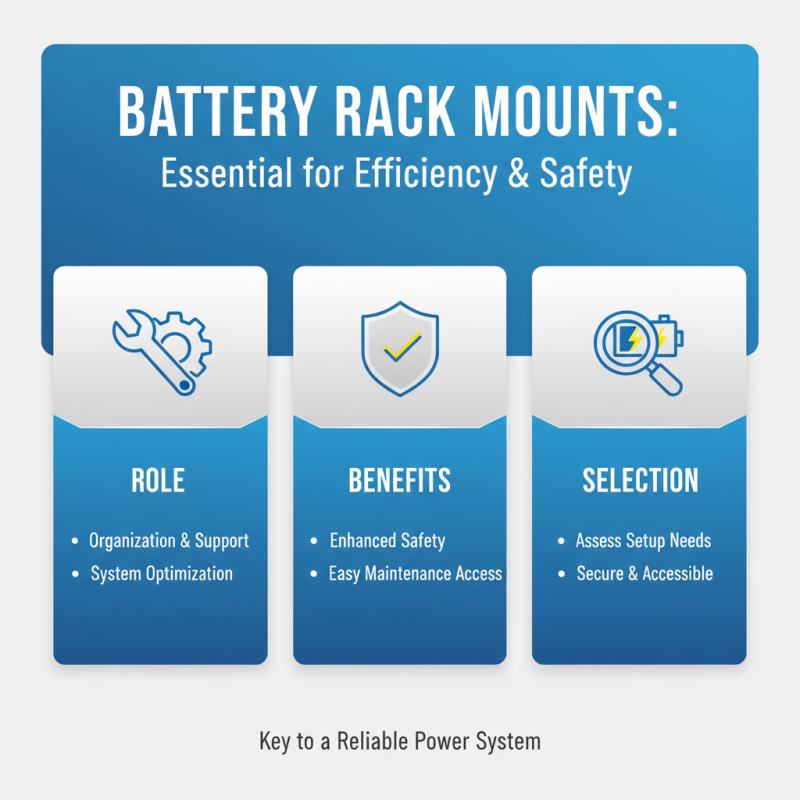 How to Choose the Best Battery Rack Mount for Your Needs?