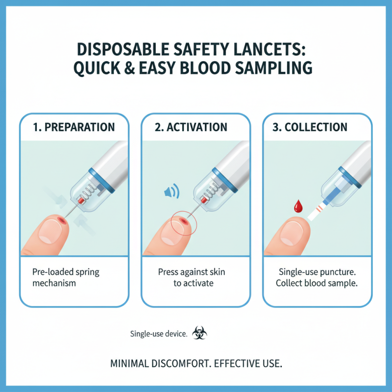 How to Use a Disposable Safety Lancet for Blood Testing?