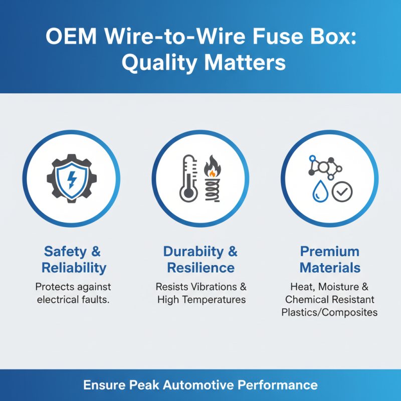 What is a High-Quality OEM Wire-To-Wire Fuse Box Factory?
