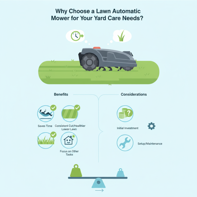 Why Choose a Lawn Automatic Mower for Your Yard Care Needs?
