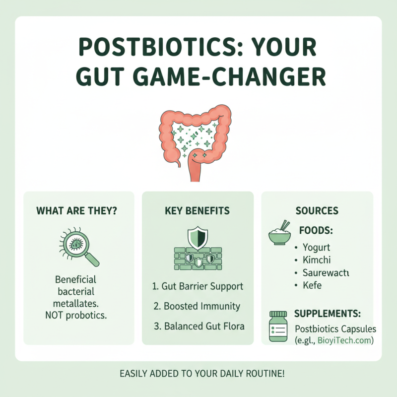 How to Use Premix Postbiotics for Better Gut Health?