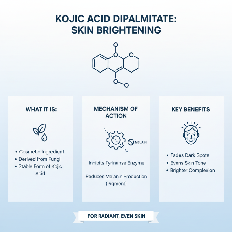 Is Kojic Acid Dipalmitate Effective in Cosmetics for Skin Brightening?