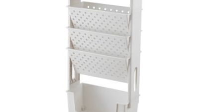 Space-Saving Rolling Plastic Trolley - Convertible01.jpg