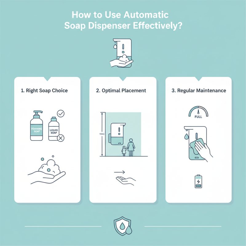 How to Use an Automatic Soap Dispenser Effectively?
