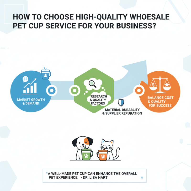 How to Choose High Quality Wholesale Pet Cup Service for Your Business?