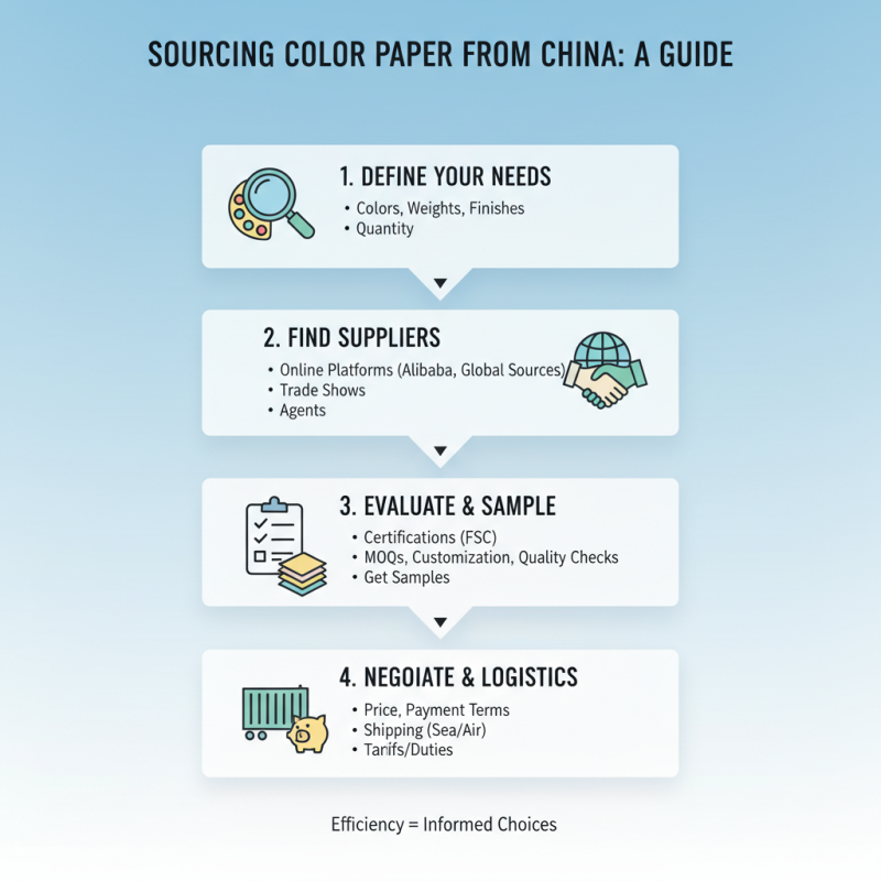 How to Source Wholesale China Color Paper for Your Business Needs?
