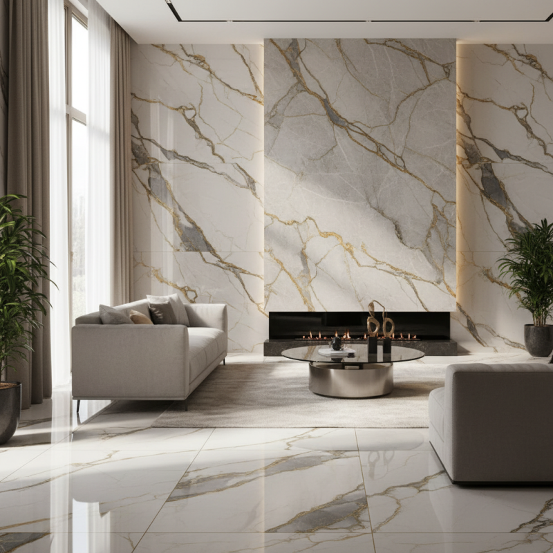 Gold Vein Porcelain Tile Tips for Choosing the Perfect Design?