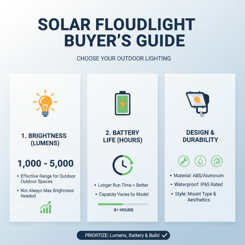2026 How to Choose the Best Outdoor Solar Floodlights?