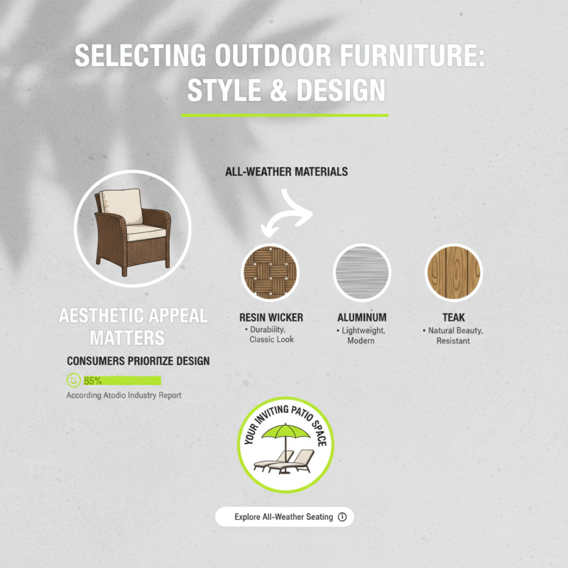 How to Choose the Best All Weather Furniture for Your Patio?