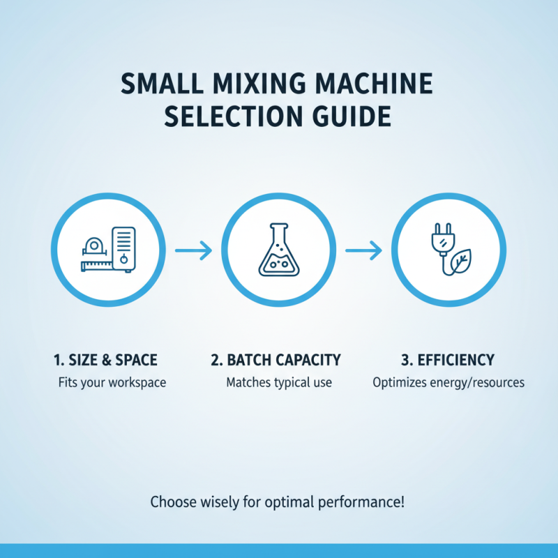 How to Choose the Best Small Mixture Machine for Your Needs?