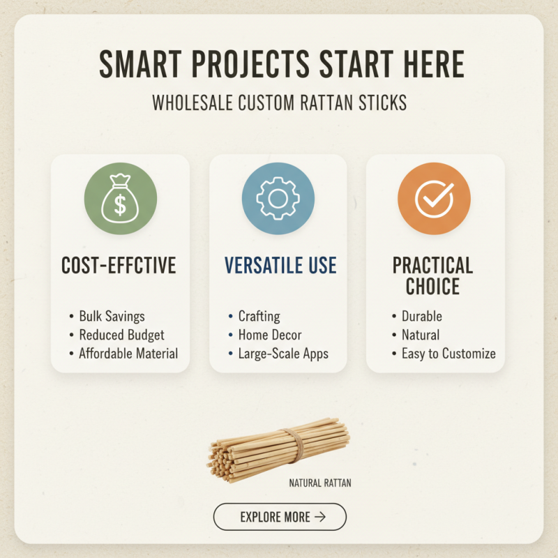 Why Choose Wholesale Custom Rattan Sticks for Your Next Project?