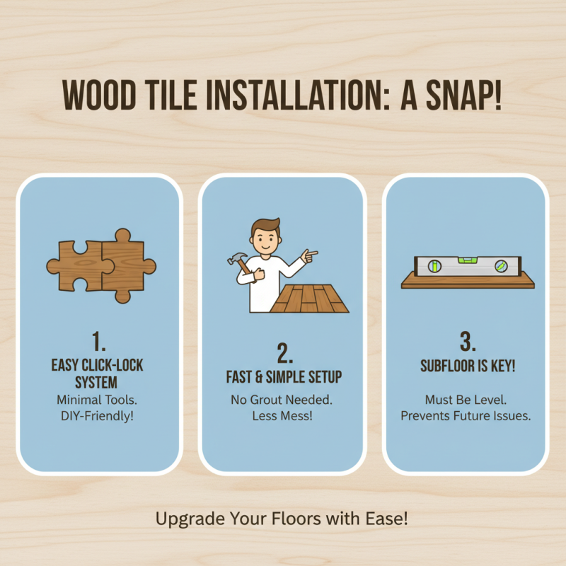 Why Choose Wood Tile for Your Home Flooring?