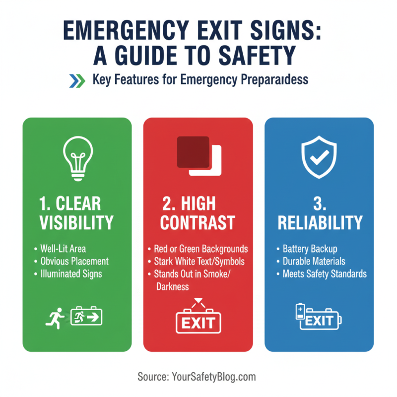 Best Exit Signs for Safety in Emergency Situations?