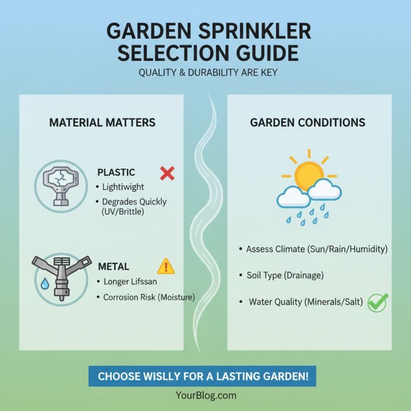 How to Choose Wholesale High-Quality Spray Sprinklers for Your Garden?