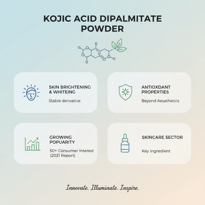 Top 10 Benefits of Wholesale High-Quality Kojic Acid Dipalmitate Powder?