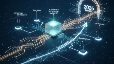 ¿Cuáles serán las principales tendencias e innovaciones en amplificadores de banda ancha de estado sólido en 2026?