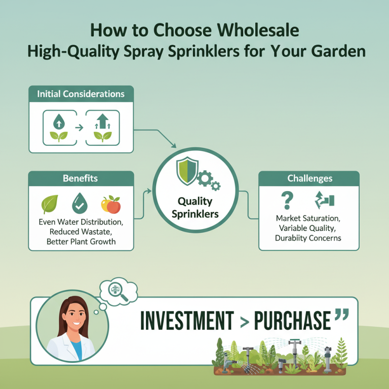 How to Choose Wholesale High-Quality Spray Sprinklers for Your Garden?