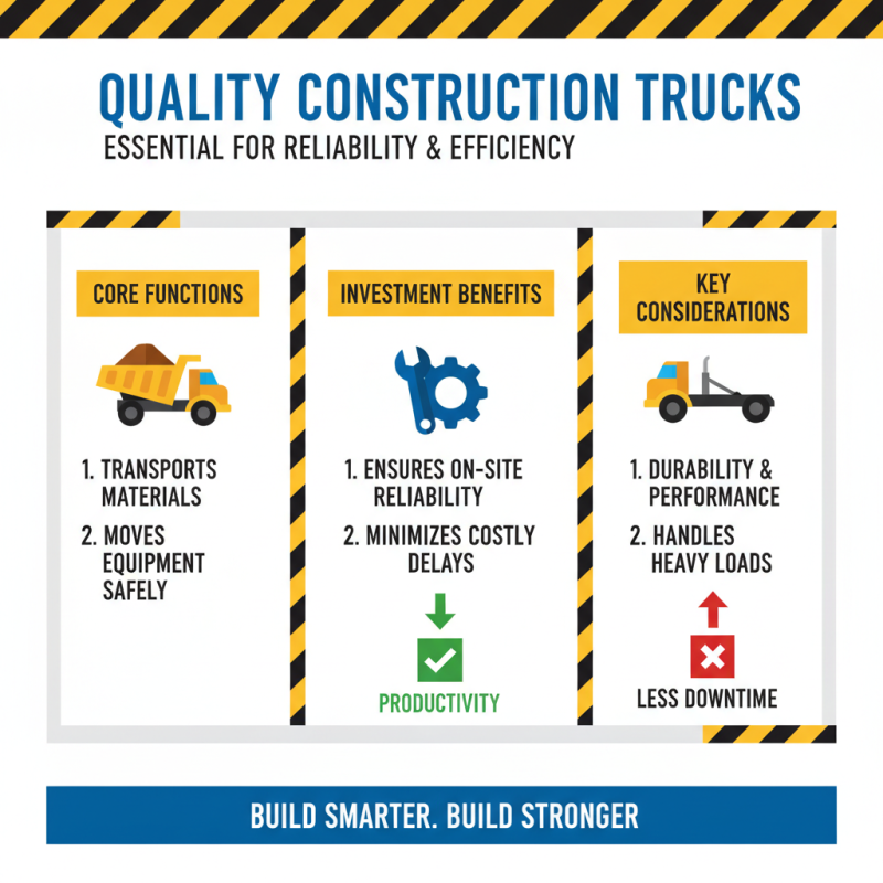Top High Quality Wholesale Construction Trucks for Your Business Needs?