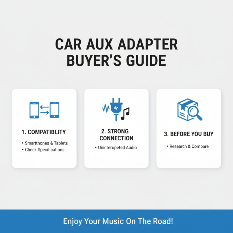 Top Car Aux Adapter Options for 2026 What Should You Choose?