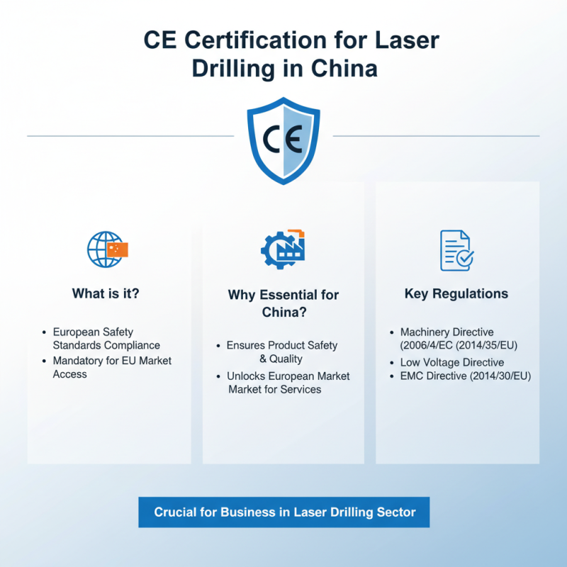 What is CE Certification for Laser Drilling Machine Services in China?