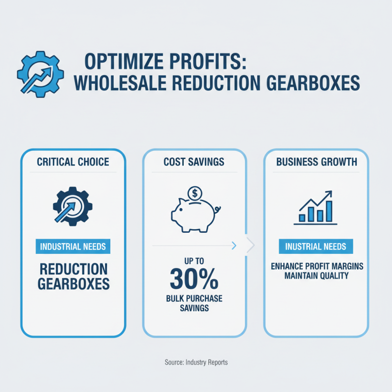Why Choose OEM Wholesale Reduction Gearbox for Your Industrial Needs?
