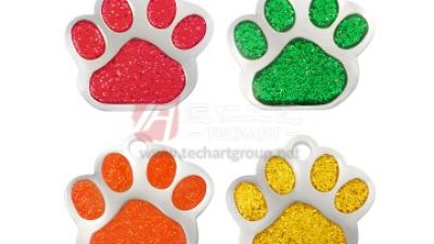 Various Glittering colors Pet Tags.jpg