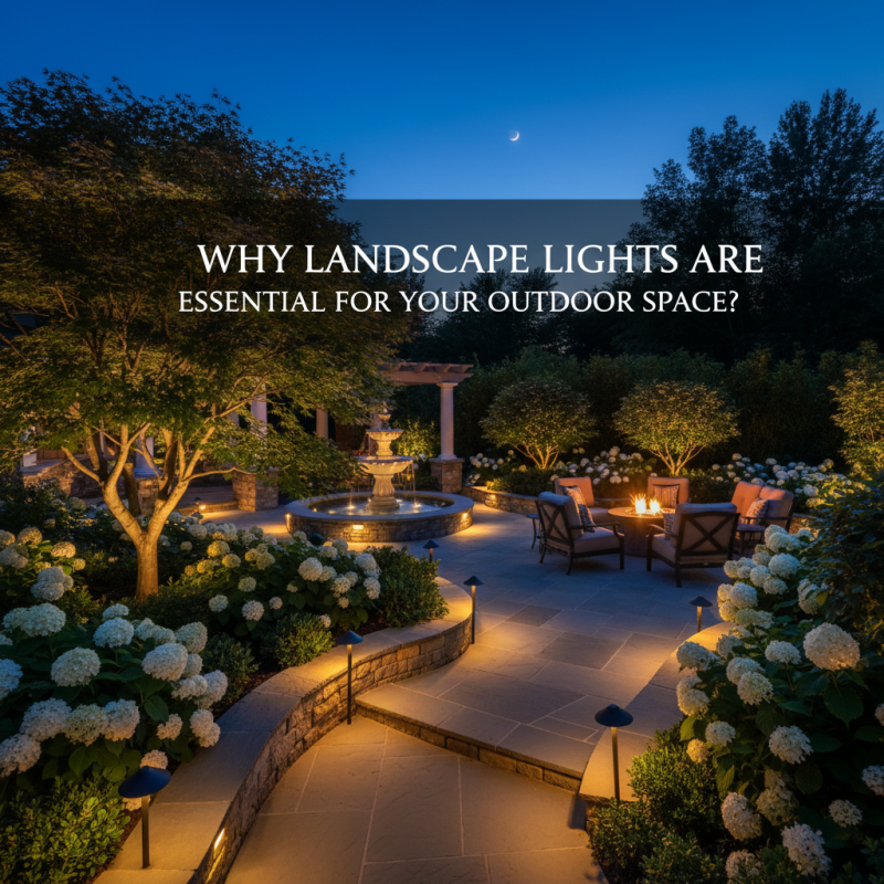 Why Landscape Lights Are Essential for Your Outdoor Space?