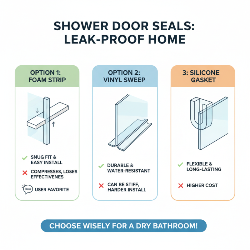 Best Shower Room Door Seal Options for a Leak Proof Home?